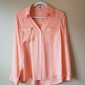 Express peach Portofino Shirt